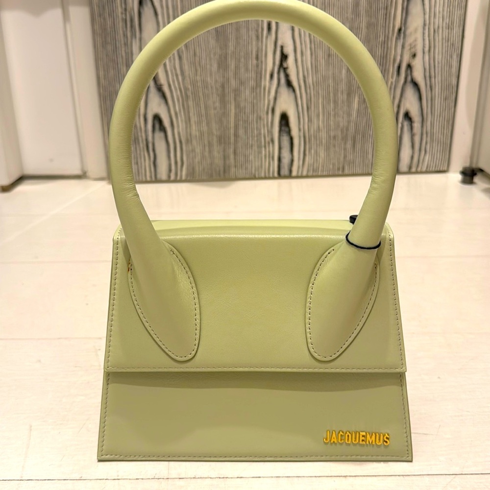 Jacquemus light green Le Grand Chiquito purse